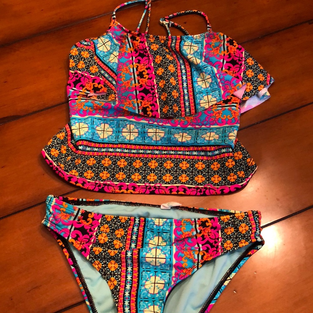 Hobie girls size 12 tankini